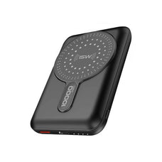 Promate Magnetic Qi Wireless Charging Power Bank, USB-C, PD, USB-A, MagSafe, Black CDPOWERMAG-10PROBK