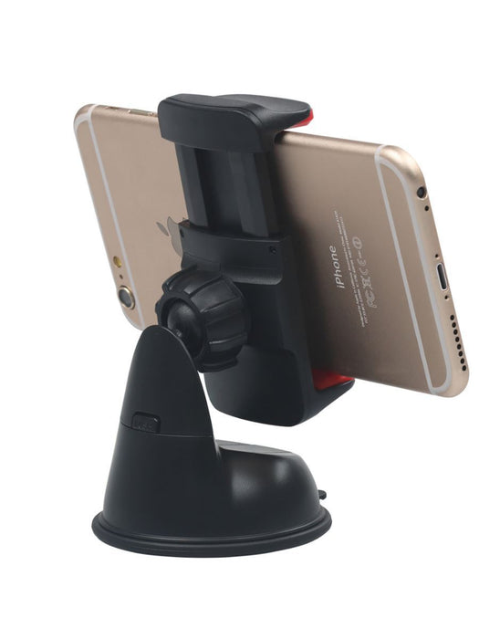 Promate Universal Smartphone Grip Mount, Quick Release, 360 Degree Swivel Head, Black CDMOUNT-2.BLK