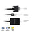 Promate VGA (Male) to HDMI (Female) Display Adaptor Kit with Audio, Up to 1920x1080@60Hz, Hassle-Free Setup Plug & Play, Supports Windows & Mac, Black CDPROLINK-V2H.BLK