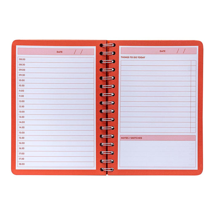 Pukka Bloom Daily Planner Pad A5 Black FPP9742BLM