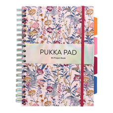 Pukka Bloom Hardcover Project Notebook, B5 Size, Cream FPP9494BLMCM