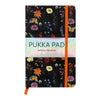 Pukka Bloom Softcover Notebook 13x21cm Black FPP9492BPM