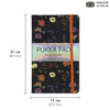 Pukka Bloom Softcover Notebook 13x21cm Black FPP9492BPM