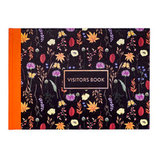 Pukka Bloom Visitors Book Black FPP9687BLM