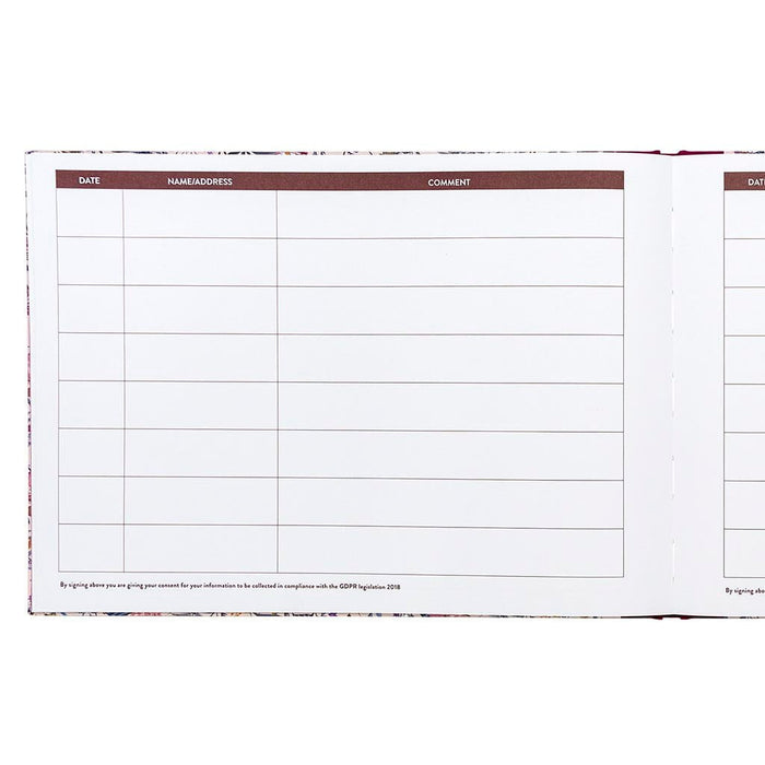 Pukka Bloom Visitors Book Cream FPP9688BLM