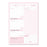 Pukka Carpe Diem Daily Planner Pad Ballerina Pink CX1000175