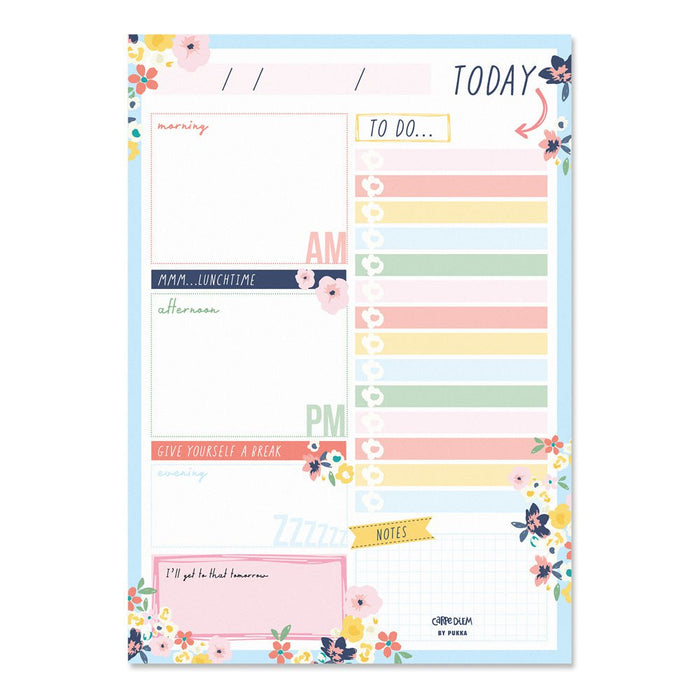 Pukka Carpe Diem Daily Planner Pad Ditzy Floral CX1000176