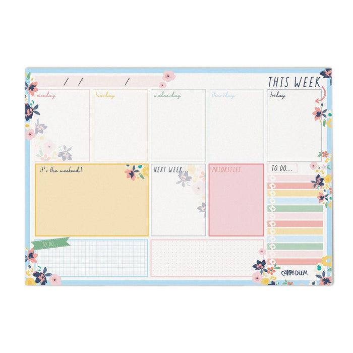 Pukka Carpe Diem Weekly Planner Pad Ditzy Floral CX1000172