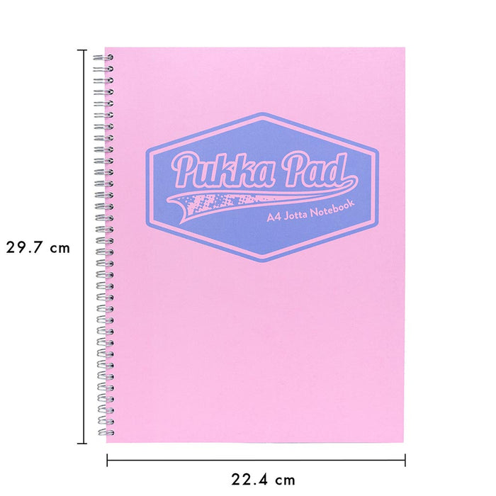 Pukka Pastel Jotta Notebook, A4, Pink FPP8628PSTPK