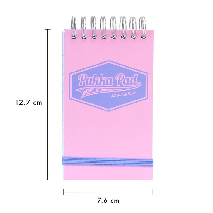 Pukka Pastel Notepad, A7, Pink FPP8903PSTPK