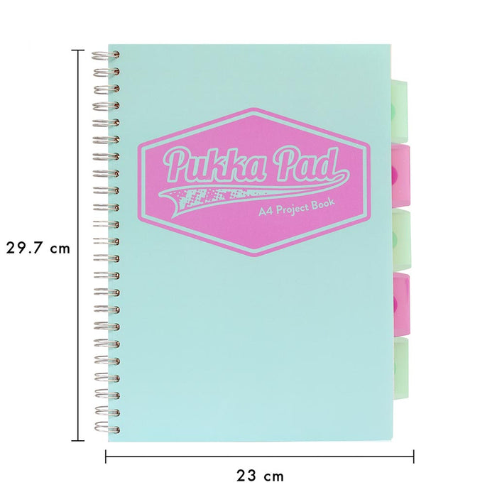 Pukka Pastel Project Book, A4, Teal FPP8630PSTTL