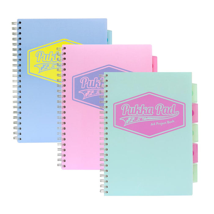 Pukka Pastel Project Book, A4, Teal FPP8630PSTTL