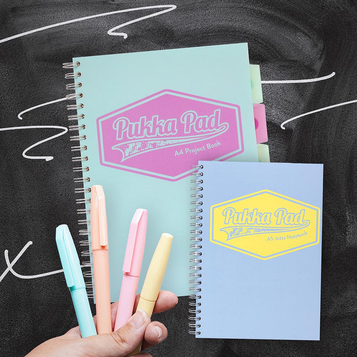 Pukka Pastel Project Book, A4, Teal FPP8630PSTTL