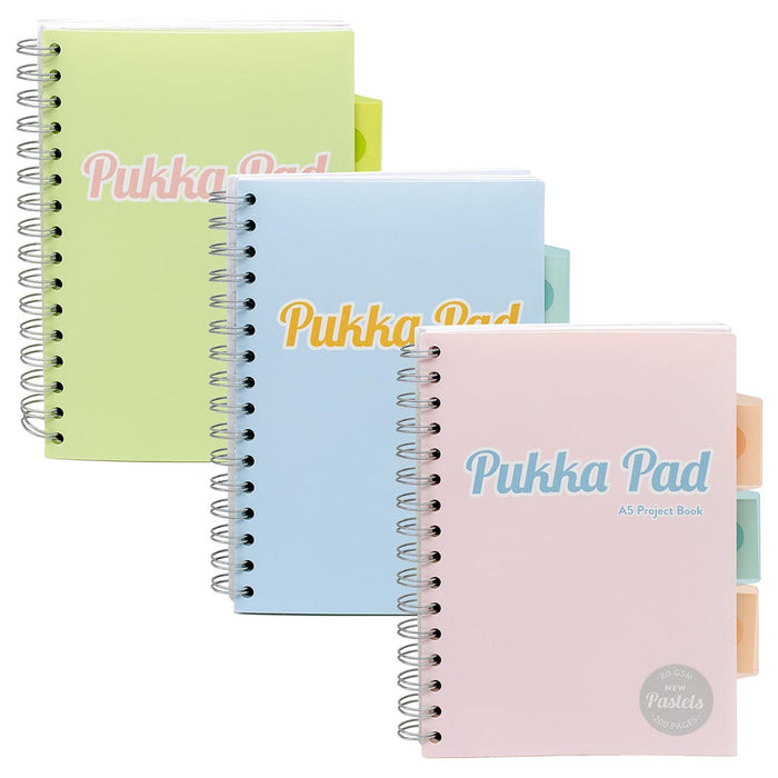 Pukka Pastel Project Book A5 Pink FPP2013PSTPK