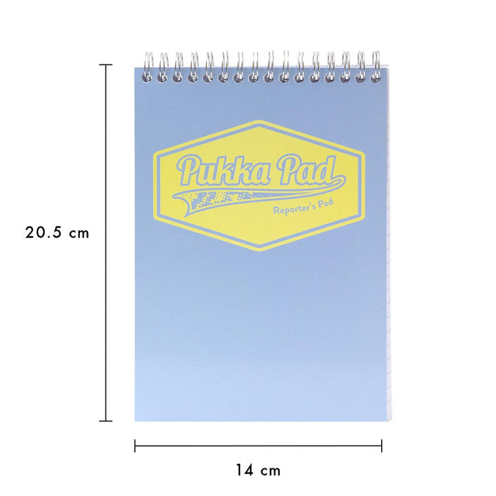 Pukka Pastel Reporters Notepad, 76mm x 127mm, Blue FPP8907PSTBE
