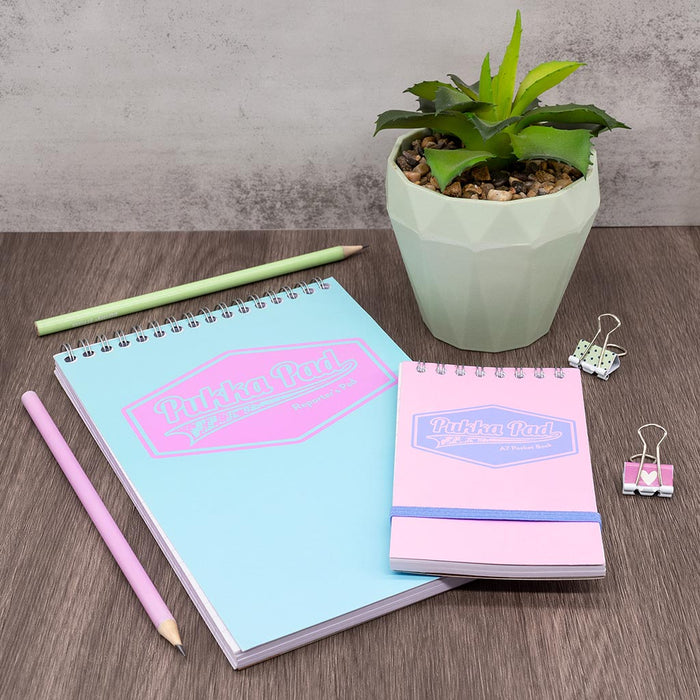 Pukka Pastel Reporters Notepad, 76mm x 127mm, Pink FPP8907PSTPK