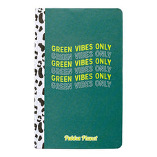 Pukka Planet Soft Cover Notebook 13x21cm Green Vibes Only FPP9704SPP