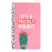 Pukka Planet Soft Cover Notebook 13x21cm It's a Prickly Subject FPP9764SPP
