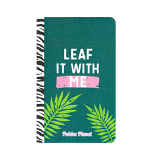 Pukka Planet Soft Cover Notebook 13x21cm Leaf it with Me FPP9765SPP