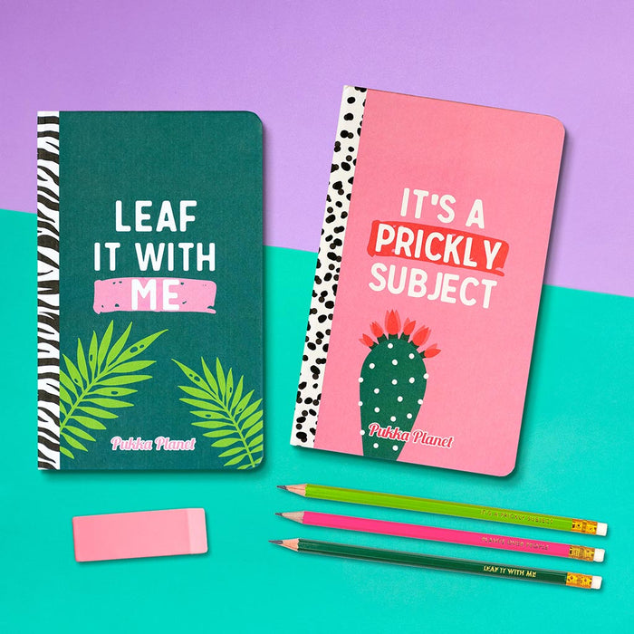 Pukka Planet Soft Cover Notebook 13x21cm Leaf it with Me FPP9765SPP