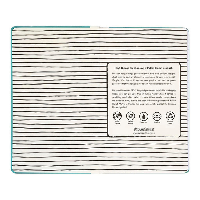 Pukka Planet Soft Cover Notebook 13x21cm There is no Planet B FPP9703SPP