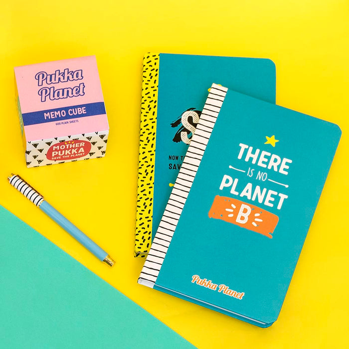 Pukka Planet Soft Cover Notebook 13x21cm There is no Planet B FPP9703SPP