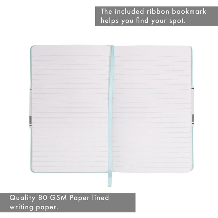 Pukka Signature Soft Cover Notebook 13x21cm Lined Mint FPP7748SIG