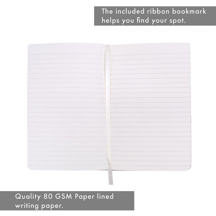 Pukka Signature Soft Cover Notebook 13x21cm Lined Oatmeal FPP7749SIG