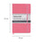 Pukka Signature Soft Cover Notebook 13x21cm Lined Pink FPP7750SIG