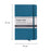 Pukka Signature Soft Cover Notebook 13x21cm Lined Teal FPP7752SIG