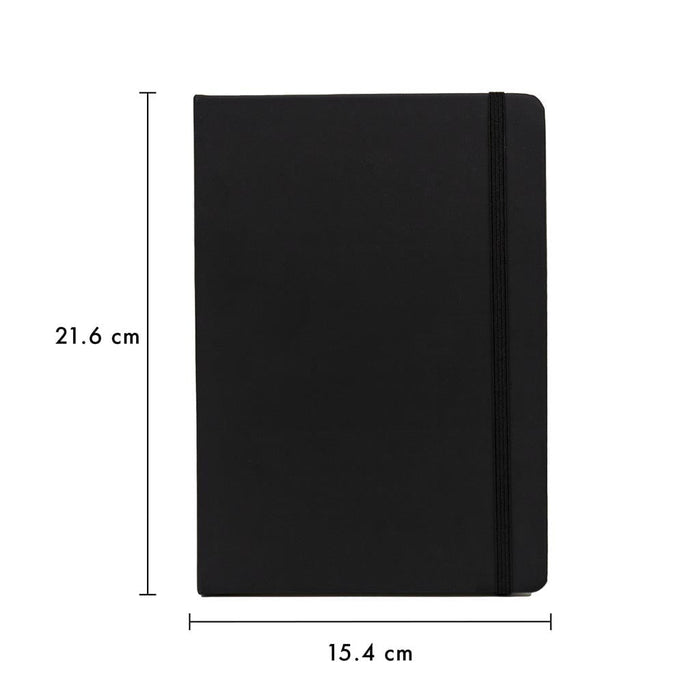 Pukka Soft Cover Lined Notebook 13x21cm Black FPP6981SCN