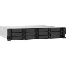QNAP TS-1273AU-RP-8G SAN/NAS Storage System - AMD Ryzen V1500B Quad-core (4 Core) 2.20 GHz - 12 x HDD Supported - 0 x HDD Installed - 12 x SSD Supported - 0 x SSD Installed - 8 GB RAM DDR4 SDRAM - Serial ATA/600 Controller - RAID Supported - 0, 1, 5, 6... IM4999480