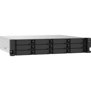 QNAP TS-1273AU-RP-8G SAN/NAS Storage System - AMD Ryzen V1500B Quad-core (4 Core) 2.20 GHz - 12 x HDD Supported - 0 x HDD Installed - 12 x SSD Supported - 0 x SSD Installed - 8 GB RAM DDR4 SDRAM - Serial ATA/600 Controller - RAID Supported - 0, 1, 5, 6... IM4999480