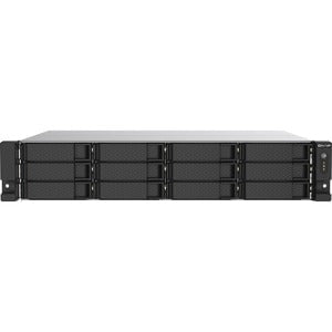QNAP TS-1273AU-RP-8G SAN/NAS Storage System - AMD Ryzen V1500B Quad-core (4 Core) 2.20 GHz - 12 x HDD Supported - 0 x HDD Installed - 12 x SSD Supported - 0 x SSD Installed - 8 GB RAM DDR4 SDRAM - Serial ATA/600 Controller - RAID Supported - 0, 1, 5, 6... IM4999480