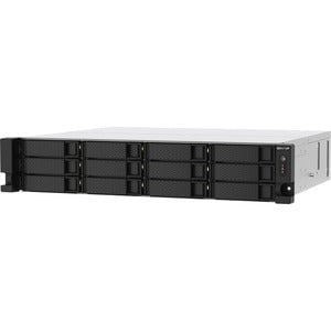 QNAP TS-1273AU-RP-8G SAN/NAS Storage System - AMD Ryzen V1500B Quad-core (4 Core) 2.20 GHz - 12 x HDD Supported - 0 x HDD Installed - 12 x SSD Supported - 0 x SSD Installed - 8 GB RAM DDR4 SDRAM - Serial ATA/600 Controller - RAID Supported - 0, 1, 5, 6... IM4999480