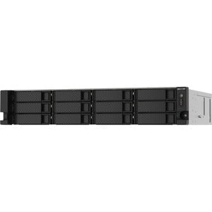 QNAP TS-1273AU-RP-8G SAN/NAS Storage System - AMD Ryzen V1500B Quad-core (4 Core) 2.20 GHz - 12 x HDD Supported - 0 x HDD Installed - 12 x SSD Supported - 0 x SSD Installed - 8 GB RAM DDR4 SDRAM - Serial ATA/600 Controller - RAID Supported - 0, 1, 5, 6... IM4999480