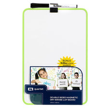 Quartet 200 x 300mm Double Sided Magnetic Whiteboard AOQTLB2919ART