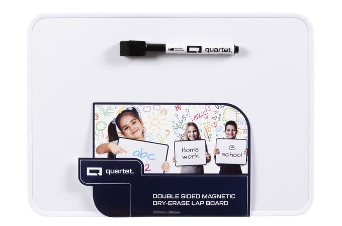 Quartet Double-Sided Plain Whiteboard, 210mm x 300mm AOQTLB2130