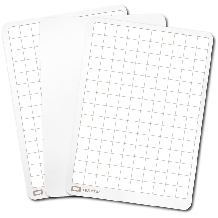 Quartet Flex Whiteboard A4, Double Sided, Grid & Palin, Pack of 30 AOQTFLEX30PLGD