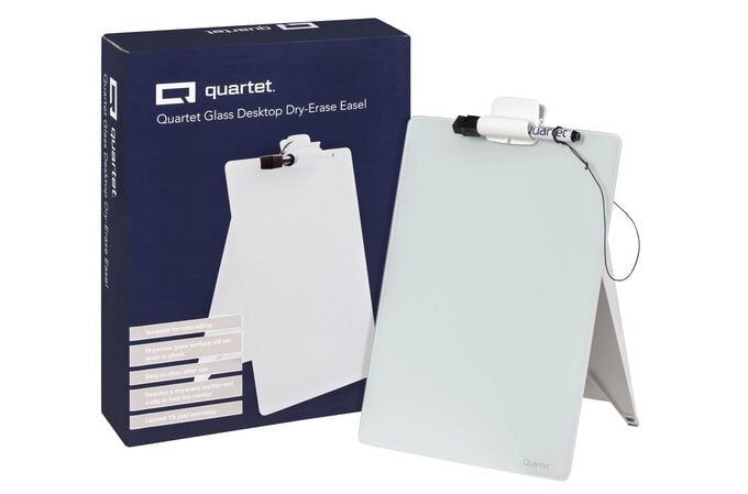 Quartet Glass Desktop Easel, 215mm x 300mm AOQTGDE119