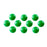 Quartet Magnetic Button 20mm Green x 10's AOQTTMB2300