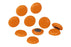 Quartet Magnetic Button 20mm Orange x 10's AOQTTMB2600