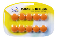 Quartet Magnetic Button 20mm Orange x 10's AOQTTMB2600
