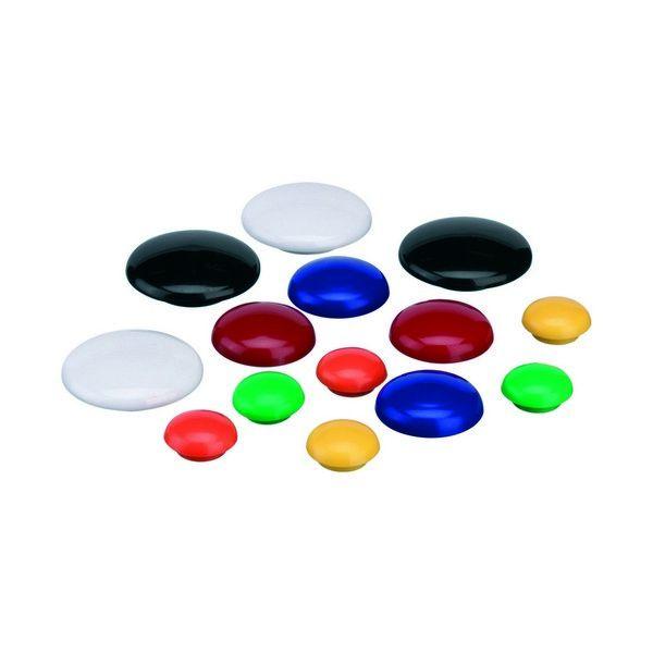 Quartet Magnetic Button 30mm Assorted Colours x 10's pack AOQTTMB30ASSTD