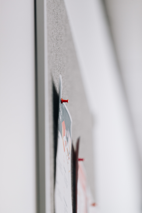 Quartet Penrite Felt Pinboard Grey 1200mm x 900mm AOQTNFF1209G