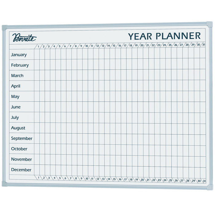 Quartet Penrite Year Planner Board 900 x 1200mm AOQTYEAR1209