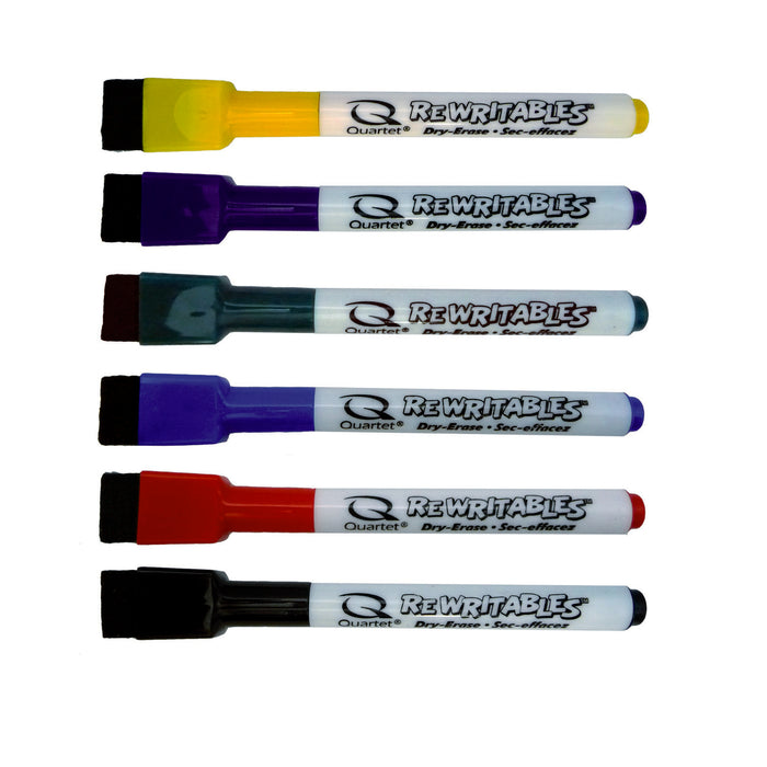 Quartet Rewritables Dry Erase Markers Assorted Colours 6's pack AOQT51-659312Q