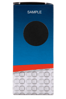 Quikstik Black Circular Labels 24mm AO80108CRBLK