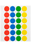 Quikstik Circular Multi Colour Labels 14mm AO80311CPMLT