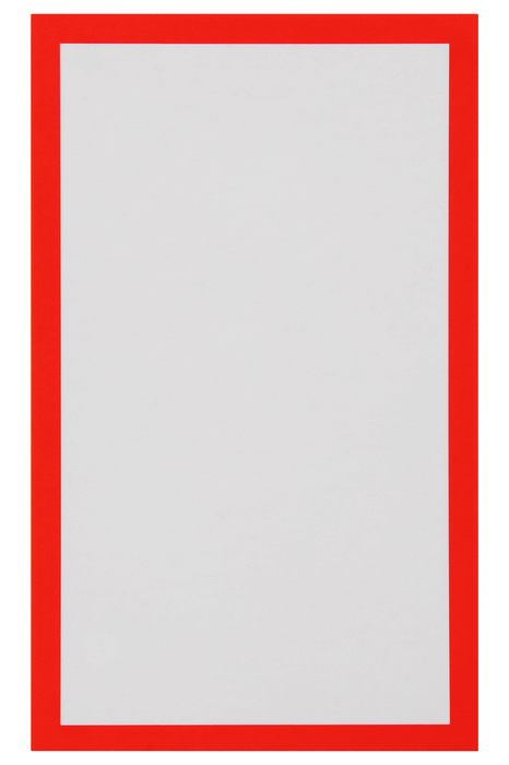 QuikStik Display Tickets Red Border 75 x 125mm x 10's AO48299